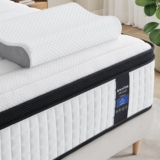 Inofia 12 Inch Twin Mattress with Memory Foam Cervical Neck Pillow Included, Medium Firm Feels, Low Motion Transfer, Full Body Support and Release for All Sleeper