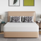 FDW | 10 Inch Queen Mattress | Medium Firm | Gel Memory Foam Mattress | White | Bed in a Box, CertiPUR-US Certified | Pressure Relief, Cooling Ventilated Foam | Washable Removable Cover