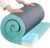 HOMBYS 3 INCH Thick Waterproof Memory Foam Camping Mattress for Outdoor Sleeping, Portable Roll Up Mattress Pad Mat for Travel Truck Bed Tent
