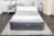 SleepLux Queen Air Mattress with Headboard | Supersoft Snugable Top, Extra Durable Tough Guard | Raised Airbed with Built in Pump + USB Charger (90″x60″x29″) Grey