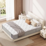 Twin Mattress 12 inch, Hybrid Memory Foam Mattresses with Pocket Springs, Twin Size Mattresses, Mattress in a Box, Medium Firm, Pressure Relief, Upgraded Support, CertiPUR-US,39″*75″*12″