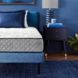 Amazon Basics Memory Foam Mattress, Twin Size Mattress, Hybrid, 10-Inch, Medium Feel, Motion Isolation Springs, White/Gray