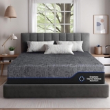 PERLECARE Queen Size Mattress,10 Inch Gel Memory Foam Mattress for Cool Night&Pressure Relief&Fiberglass Free,Medium Plush Feel with Graphene Cooling Isolating,Mattress in a Box,CertiPUR-US Certified